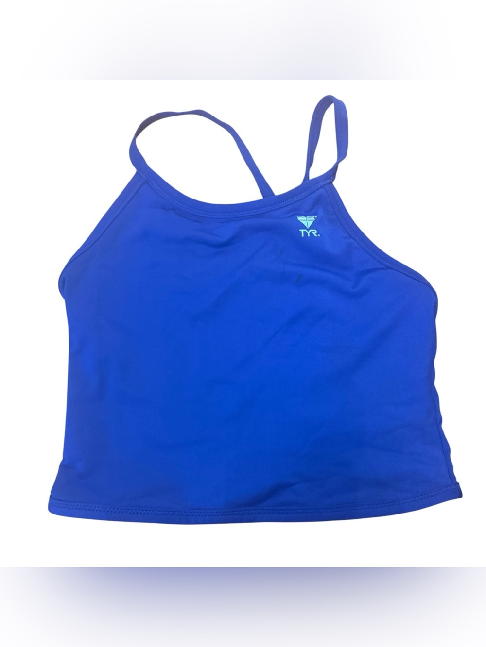 TYR Bathing Suit Top Bright Blue Women's Swim Tankini Top